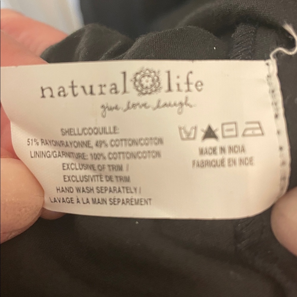 Natural Life Black Gauzy Dress - Picture 5 of 8